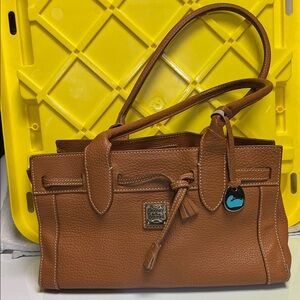 Dooney & Bourke Brown Leather Shoulder Bag